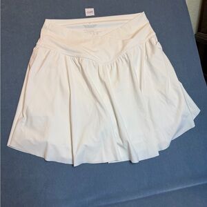 Tennis Skort White Women's Size M